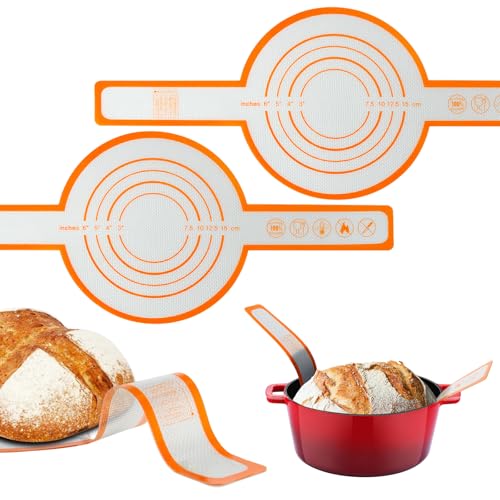 Silicone Bread Sling for Dutch Oven, 2 Pcs