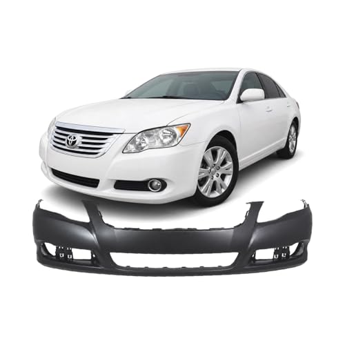 Image of FitParts Compatible with Toyota Avalon 2008-2010 Front Bumper Cover | Primed, With Fog Light Holes, Ready to Paint, OEM 5211907904, TO1000340