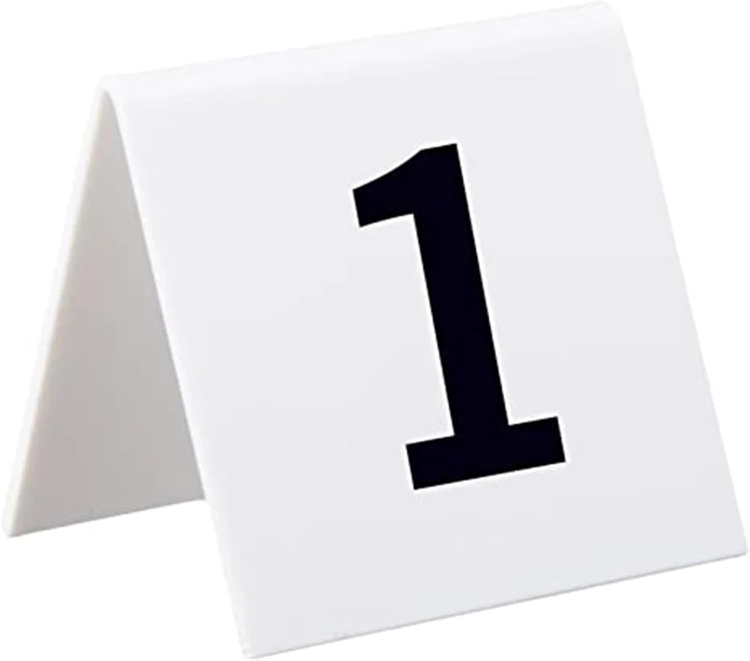 Table Numbers Table Tent Sign Number Signs 1-20 For Wedding Numerals for wedding(White)