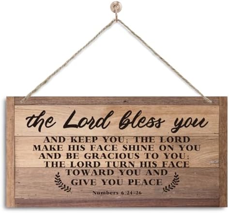 Scriptele For A Rope Amazon.com: Christian Home Decor, Decorative Wall Plaque, Rustic Door ...