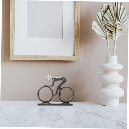 Sculpture moderne de vélo abstrait : décoration de bureau et accessoires décoratifs - 5