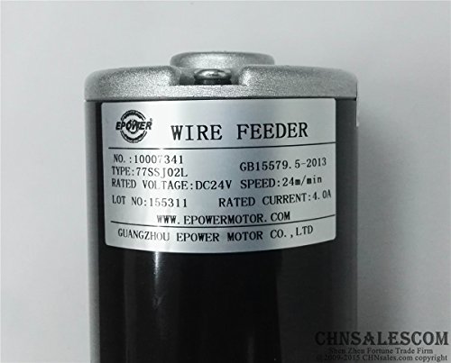 Image of Mig Welder Wire Drive Feed High Speed Motor 24V DC 4A 80W 24m /min 260RPM