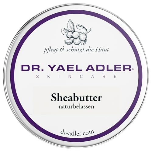 Dr. Yael Adler ® Manteca de karité premium (100% pura y sin refinar) – de frutos secos seleccionados a mano de la colección silvestre en Ghana: protege, cuida y repara la piel y el cabello, protección