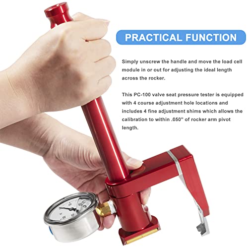 Bonbo Pc-100 Valve Seat Pressure Tester Adjustable On-Head Valve Spring Pressure Test Gauge #TOP3