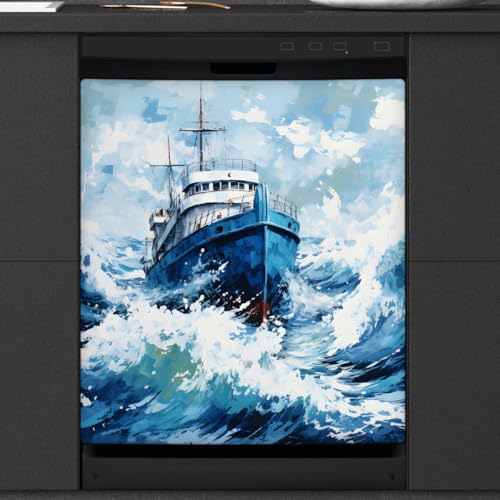 Fundas reutilizables para lavavajillas de olas marinas que transforman la cocina moderna
