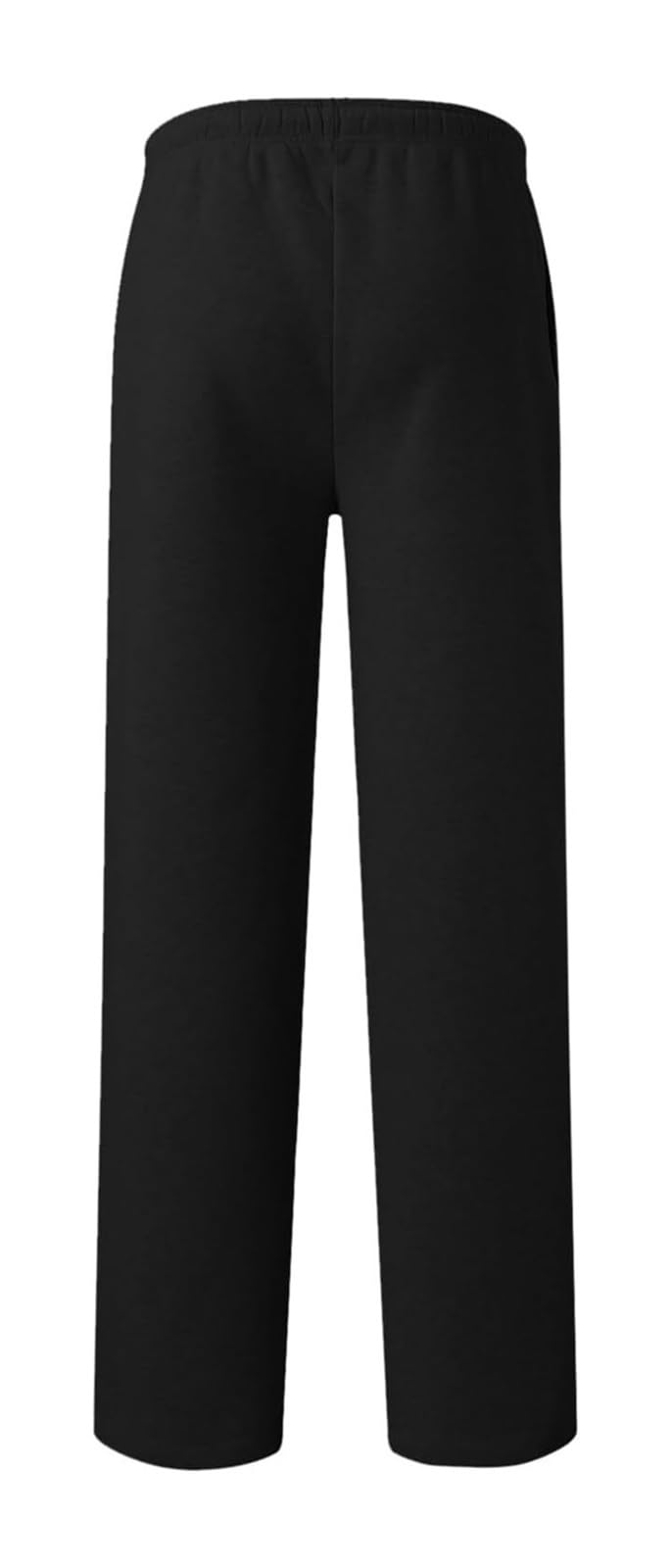 Pantaloni da jogging da uomo invernali caldi taglio dritto larghi a vita alta con tasche pantaloni della tuta yoga allenamento sportivo relax comodi casual moda autunnale