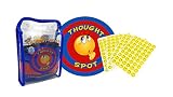 A Portable Parenting Time Out Mat with 216 Smiley Face Reward Stickers - 24 Inch Diameter Made from