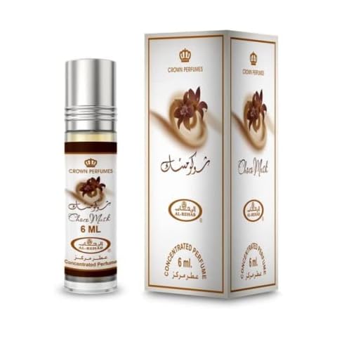 Al-Rehab Choco Musk Concentrated Perfume Rollerball for Unisex, 0.2 Ounce Cover