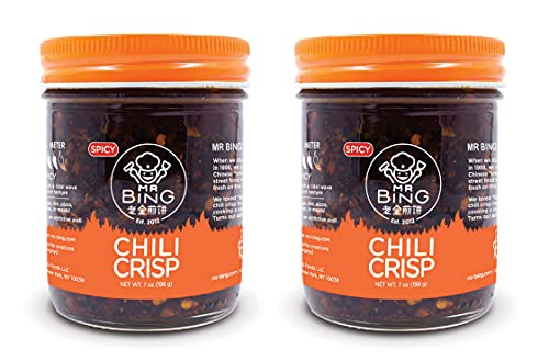 Mr Bing Chili Crisp - USA-Made Hot Sauce with Delicious & Flavorful Chili Oil