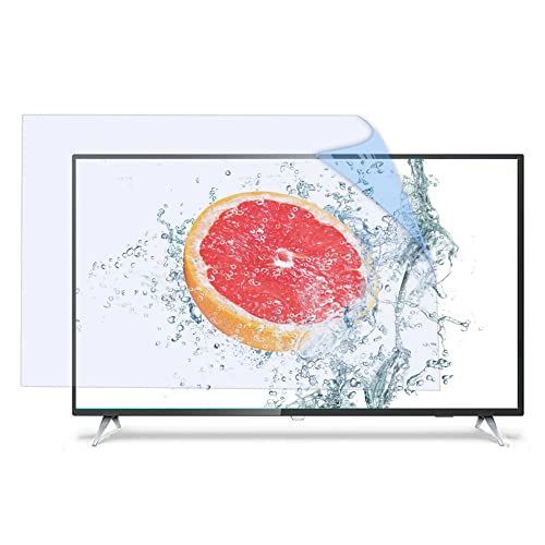 JANEFLY 50-Zoll-Blendschutz-TV-Displayschutzfolie, Anti-Blaulicht-Anti-Kratz-Mattfolie, lindert Augenermüdung, für Sharp Sony Samsung Hisense LG usw / 50in 1101x620mm Cover