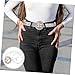 Rhinestone Belt with Adjustable Clear Buckle Transparent Waist Belt for Dresses Skirts and Jeans Elegant Accessory for Formal Occasions and Parties