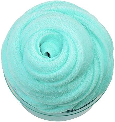 Happyforu Mint Green Cloud Slime Cotton Slime,Super Soft and Non-Sticky Slime for Boys and Girl(8oz 200ML)