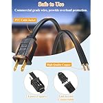 Brightever LED Outdoor String Lights, 60FT Patio Lights with 17 Shatterproof S14 Vintage Edison Bulbs(1 Spare), Outside Hanging Light Waterproof for Porch, Garden, Deck, Backyard, 2700K Dimmable - Image 4