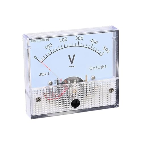 85L1 DC AC �d���v�|�C���^�[ 5V 10V 15V 20V 25V 30V 50V 75V 100V 150V 200V 300V 450V 500V 600V �A�i���O�d���p�l�� 1��(AC Voltmeter,20V)