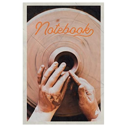 Notebook: Potters Wheel Used Handy Composition Book Journal Diary for Men, Women, Teen & Kids Vintage Retro Design for researching pottery classes near me