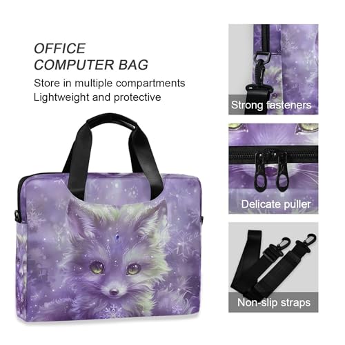 Funda para portátil ALAZA Cute Fox Snowflake 13-15.6 pulg miniatura 5