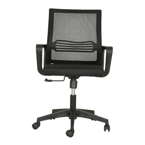 Image of Royaloak Leon Kids Chair Nylon Mesh | Lumbar Support | Comfortable Armrest & Backrest | Seat Tilt Lock Paddle | Revolving Mechanism | Tilt Tension Knob
