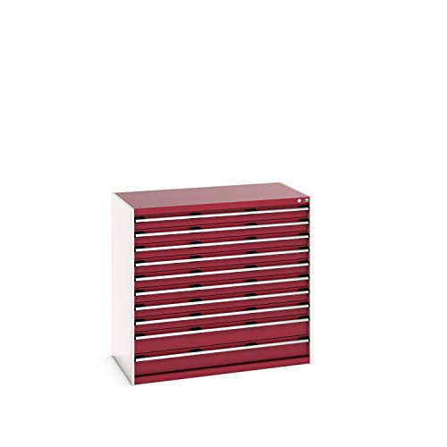 Preisvergleich Produktbild cubio Schubladenschrank bestückt, mit 10 Schubladen