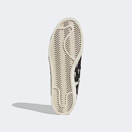 adidas Originals Mens Superstar 82 Classic Low Top Sneaker Shoe, Leopard/Core Black/Chalk White, 64