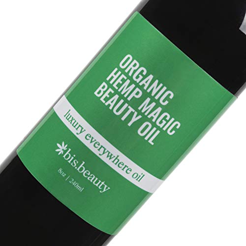 Magic Skincare Beauty Oil-100% Organic Hemp Seed Oil-Hydrate/Repair For Face, Body, Hair, Nails #TOP2