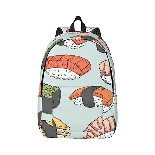Sac à dos ordinateur portable sushi noir OUSIKA S pour le quotidien