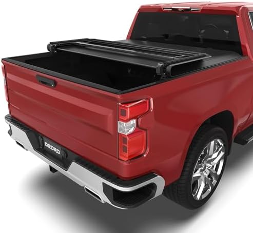 OEDRO Soft Tri-Fold Tonneau Cover for 2019-2026 Chevy Silverado 1...