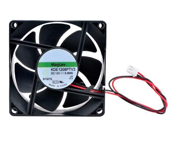 Ventilateur silencieux 80 mm Maglev anti-vibration et refroidissement 12V