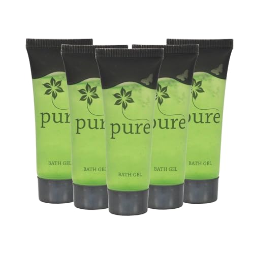 simpa 30ml Pure Bath & Shower Gel Tube Portable Hotel B&B Guest House Gym Travel Size (Box of 75)