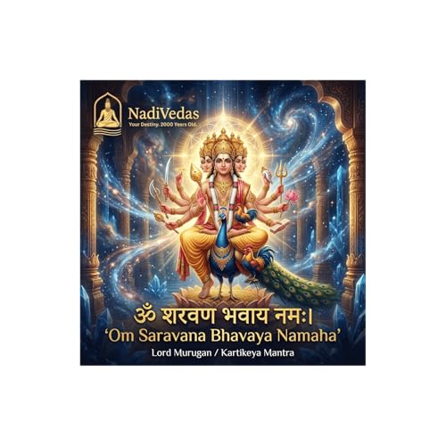 NadiVedas Mantras | Om Saravana Bhavaya Namaha | Repetitions for Removing Negative Energy, Resolving Karmic Obstacles, and Awakening Inner Strength