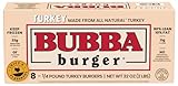 Bubba Burger Premium Original Turkey Burger Patties, 8 Count, 2lb (Frozen)