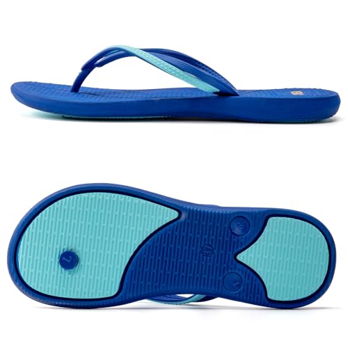 Image of VOVEA Flip Flops For Women Non-Slip Bathroom Shower Shoes Cushion foam Indoor and Outdoor Sandals
