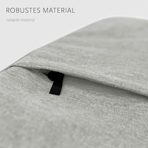 Étui Redmi Pad Pro moex housse tablette nylon rembourré gris avec pochette