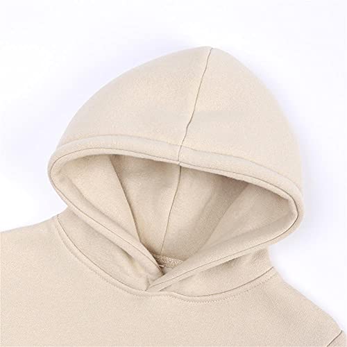 MODNTOGA Toddler Baby Hoodie Long Sleeve Pullover Hooded Sweatshirt Kids Boy Girl Basic Solid Sports Tops Fall Winter Outfit3