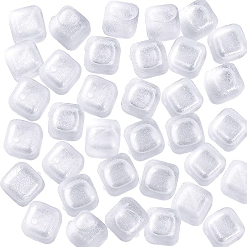 Comparison: Best Reusable Ice Cube 5 Reusable Ice Cubes for Drinks, 20 Pack Refreezable Plastic Ice Cubes BPA Free, Chills Drinks Without Diluting, Washable Fake Ice Cubes for Cocktails, Wine, Beer or Coffee Easy To Use