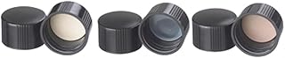 Wheaton 240480 Black Phenolic Screw Cap with PTFE Faced (14B) Styrene-Butadiene Rubber Liner, 33-430 Size (Pack of 100)