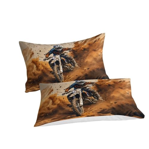 Housse de couette moto du désert motif 3D finition haut de gamme 200x200 - 6