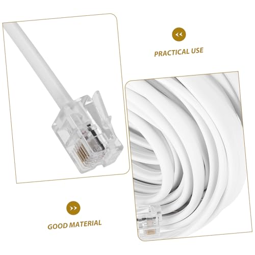 Cable de teléfono fijo Mipcase cable de extensión para PC y telefonía analógica 7
