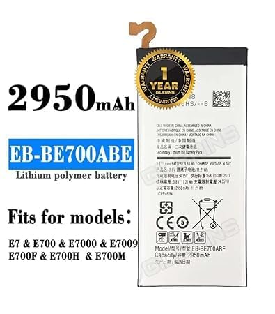 Image of Original EB-BE700ABE Battery for Samsung E7 E7000 E700F Battery with 1 Year Warranty** (HH237)