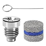 SEPLY 3 Pieces 1.1 mm Orifice Foam Cannon Nozzle and Foam Maker Meshes Kit for Foam Cannon Replacement Thread Nozzle Tips and Mesh Filter, with Cleaning Tools, 3000PSI