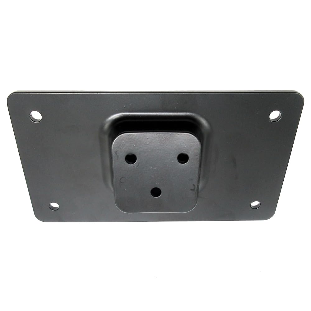 Baceyong Kit de support de plaque d'immatriculation pour H&arl-ey Big Twins Dynas Sportsters ou tout modèle avec un boulon à 3 trous similaire à 1973+ Convient pour plaque d'immatriculation jusqu'à
