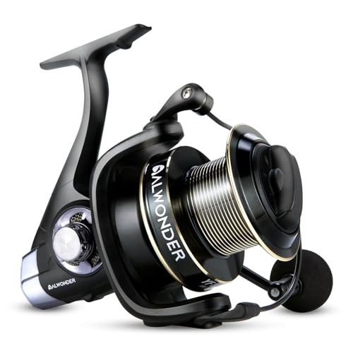 Moulinet de pêche 10000 pour vos sessions de surfcasting en mer agitée