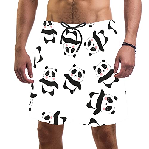 Short de bain panda homme xl idéal pour vos journées plage et piscine active