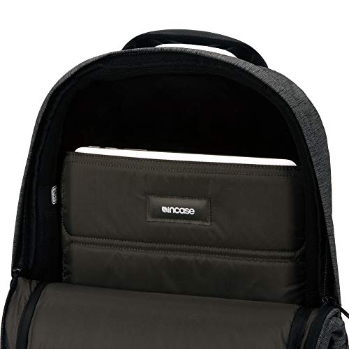 Image of Incase City Backpack - 24L Main Storage Compartment with 16 inch Faux Fur Laptop Pocket, Front Organizational Pocket, Quick Access Pocket, Everyday Tech Backpack - Gunmetal Grey