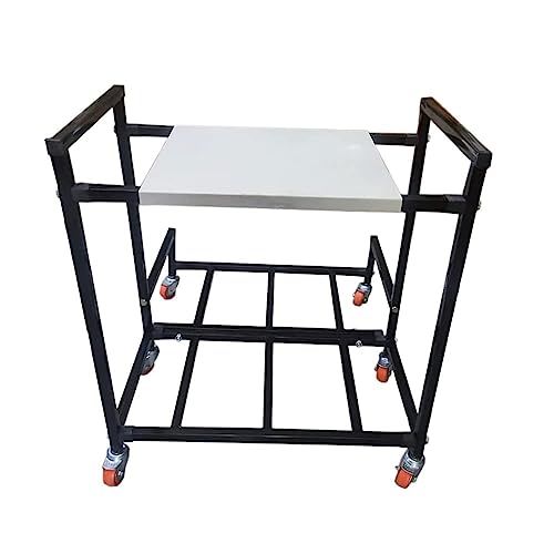 Image of Metal Inverter Trolley with Wheels (Double Inverter Trolley)