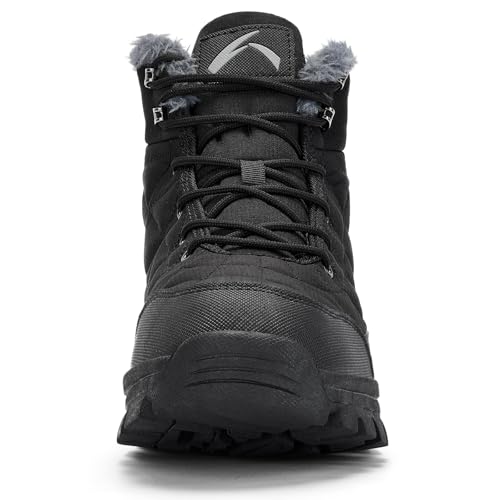 Image of UPSOLO Men's Winter Warm Snow Work Boots