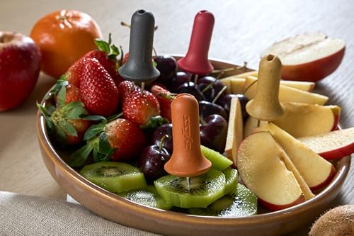 Zyliss Maiskolben Spieße 8 Stück Set, Maiskolben halter aus Rostfrei Edelstahl, Ideal für BBQ, Picknick Camping und Mais in der Küche Grillen, Maishalter, 4 Farben