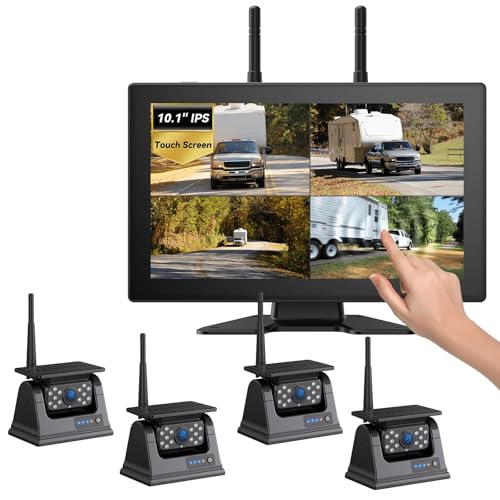 4-Camera Solar Magnetic Backup Monitor