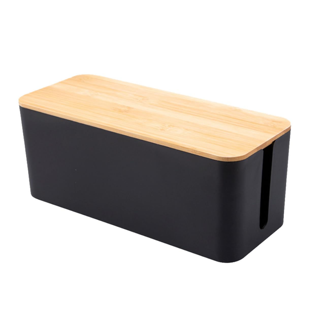 Boîte de rangement de câbles ronde Gatuida pour gestion des fils et multiprises