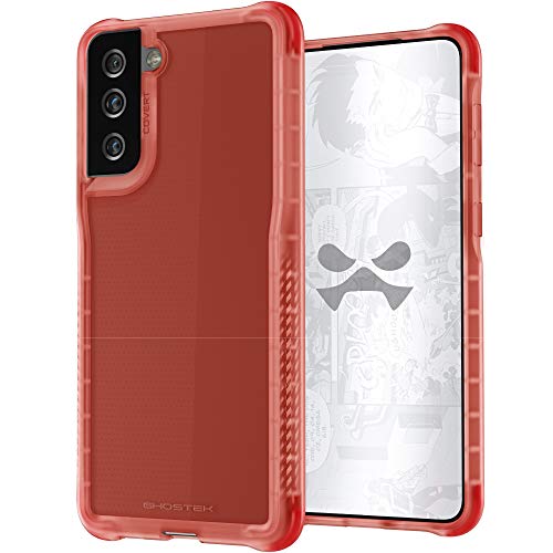 Image of Ghostek Covert Pink Galaxy S21 Plus Case for Women Clear Protective Phone Covers with Durable Slim Design Protection Supports Wireless Charging Designed for 2021 Samsung S21+ 5G (6.7in) (Pink)