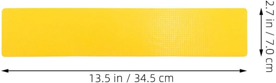 Veemoon 12pcs Tennis Court Markers Floor Spots Agility Training Accessories Non-Slip Flat Disc Pads Yellow for Sports Drills Soccer Basketball Practice